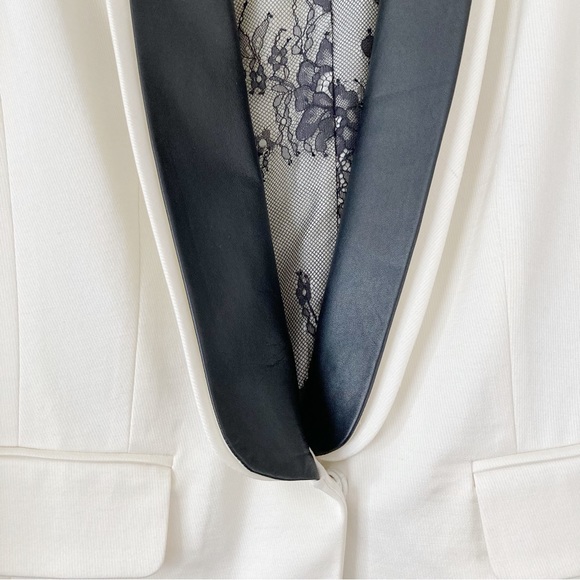 Tibi Tuxedo Jacket with Leather Lapels - Picture 13 of 13